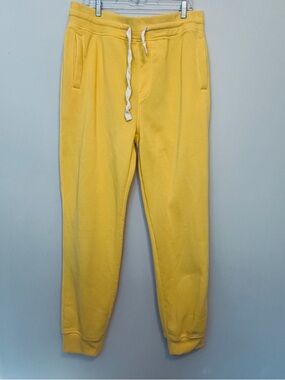 Men's Yellow Drawstring Joggers – Casual Sweatpants